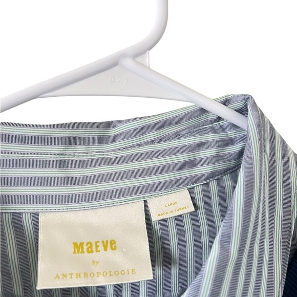 Anthropologie Maeve Layered Oversized Twofer Sweatshirt - Picture 3 of 6